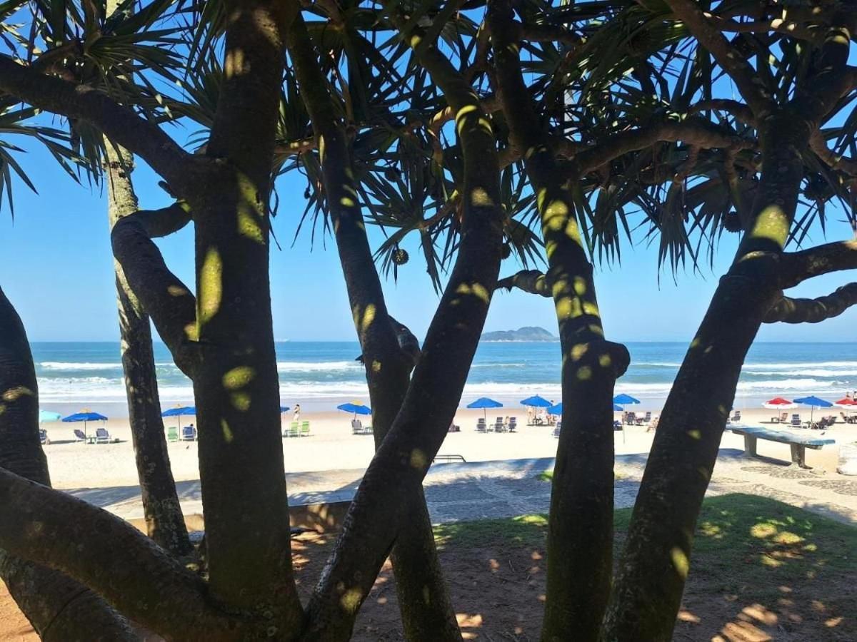 5E-Pe Na Areia Da Praia Do Tombo, 2 Quartos, Ar Cond, 2 Banheiros,2 Vagas+Roupas De Cama Guarujá Buitenkant foto